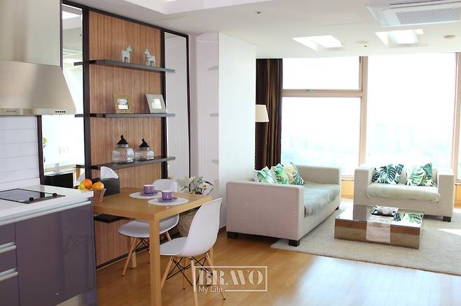 단지 내에 있는 모델하우스.(박지수 기자 jsp@)