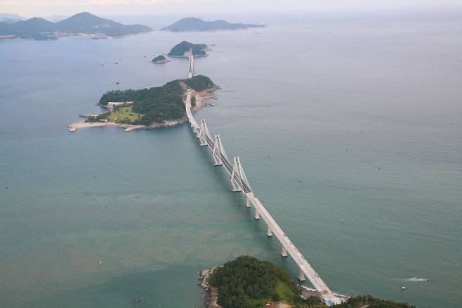 대우건설 시공 거가대로 전경.(대우건설 제공)뉴스1ⓒ news1