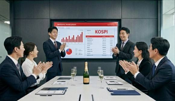 국내외 증권가는 국내 주식 시장에 대해 긍정적인 전망을 내놓고 있다. 사진은 AI 생성 이미지로, 본 기사 내용과 무관.  [사진=제미나이]