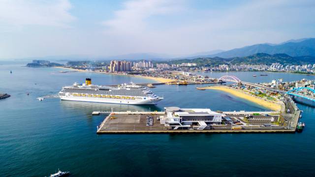 ▲ 크루즈 체험단이 탑승하게 될 코스타세레나호.