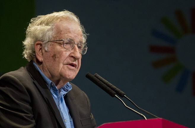 노엄 촘스키 미 매사추세츠공대(MIT) 명예교수 연합뉴스