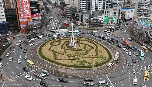 울산 공업탑로터리 전경. 국제신문DB