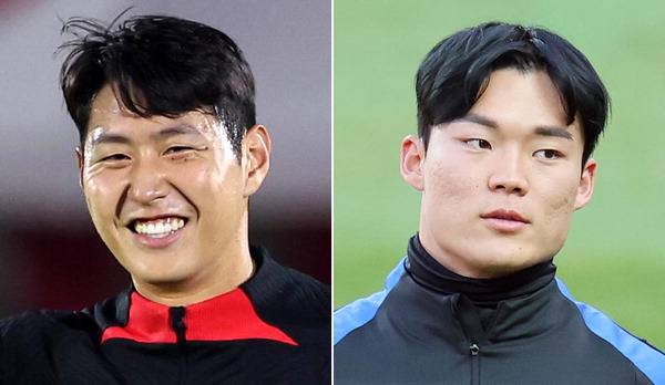 이강인(왼쪽), 오현규