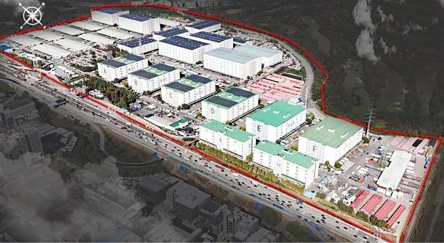 군포복합물류터미널 전경. 한국복합물류 홈페이지 캡처