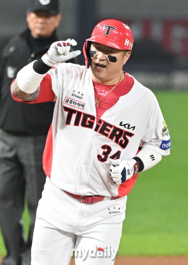 KIA 타이거즈 시절 최형우./마이데일리