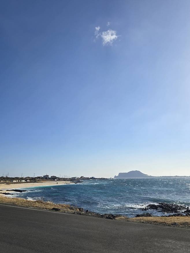 우도 서빈백사와 성산일출봉