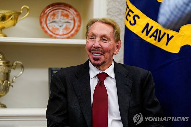 래리 엘리슨 오라클 회장 [로이터=연합뉴스 자료사진. 재판매 및 DB 금지]