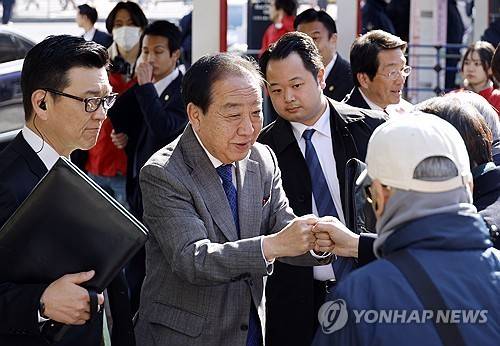 노다 요시히코 중도개혁연합 공동대표 [EPA 연합뉴스 자료사진. 재판매 및 DB 금지]