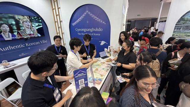 경북문화관광공사가 6일부터 8일까지 필리핀에서 경북의 관광을 홍보하고 있다. 경북문화관광공사 제공