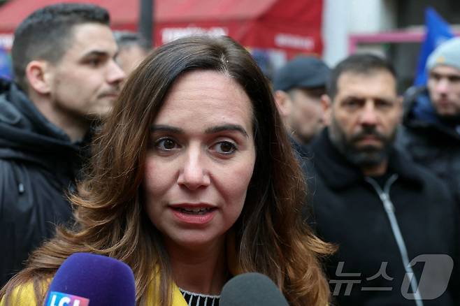 사라 크나포 파리시장 후보 ⓒ AFP=뉴스1