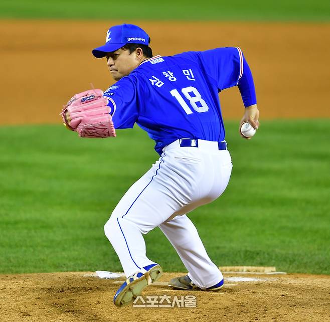 삼성 시절 심창민. 사진 | 스포츠서울DB