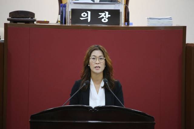 이진련 전 대구시의원. 뉴시스