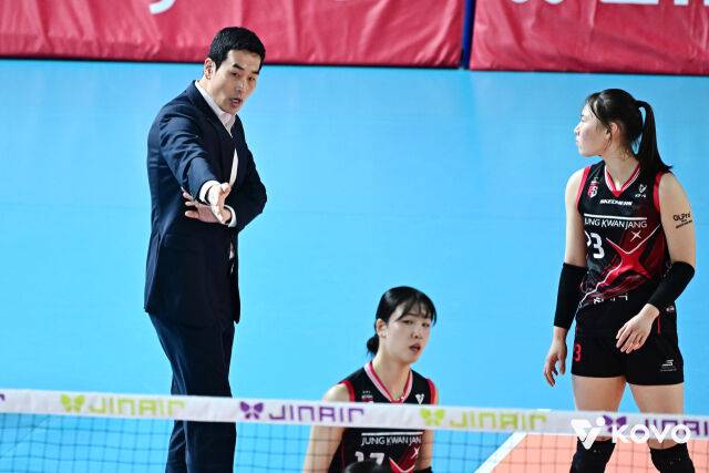 고희진 감독과 박여름./KOVO