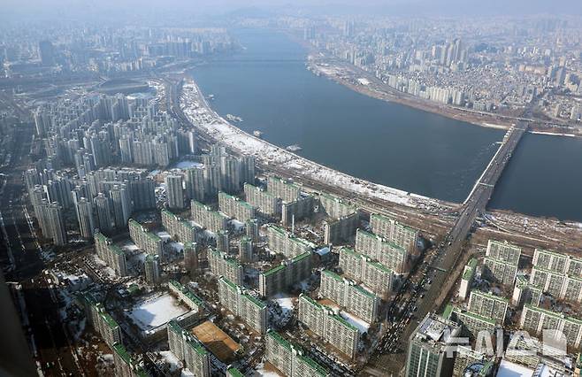 서울 강남 일대 아파트 단지 모습. 뉴시스 자료사진.