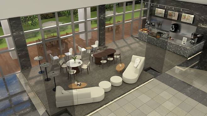 금호제주리조트 카페 ‘담다(DAMDA)’ 조감도