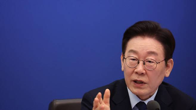 이재명 대통령이 10일 청와대에서 열린 국무회의에서 발언하고 있다.(사진=연합뉴스).