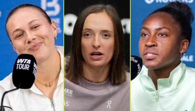 여자단식 5세트 제도에 대해 견해를 밝힌 아니시모바, 시비옹테크, 고프.