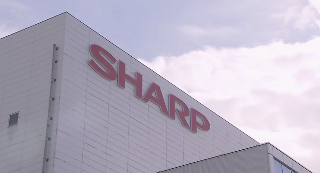 샤프 전자의 공장 전경. TBS.