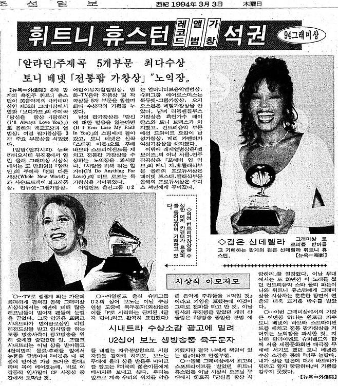 1994년 3월 3일자 17면.