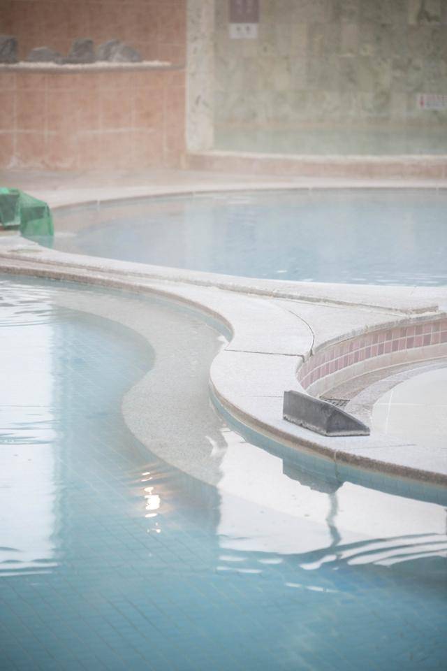 아산온천 아산스파비스의 대욕장 내부. 아산=이한호 기자