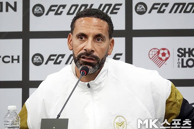 잉글랜드 축구 전설 리오 퍼디난드. 사진=이근승 기자