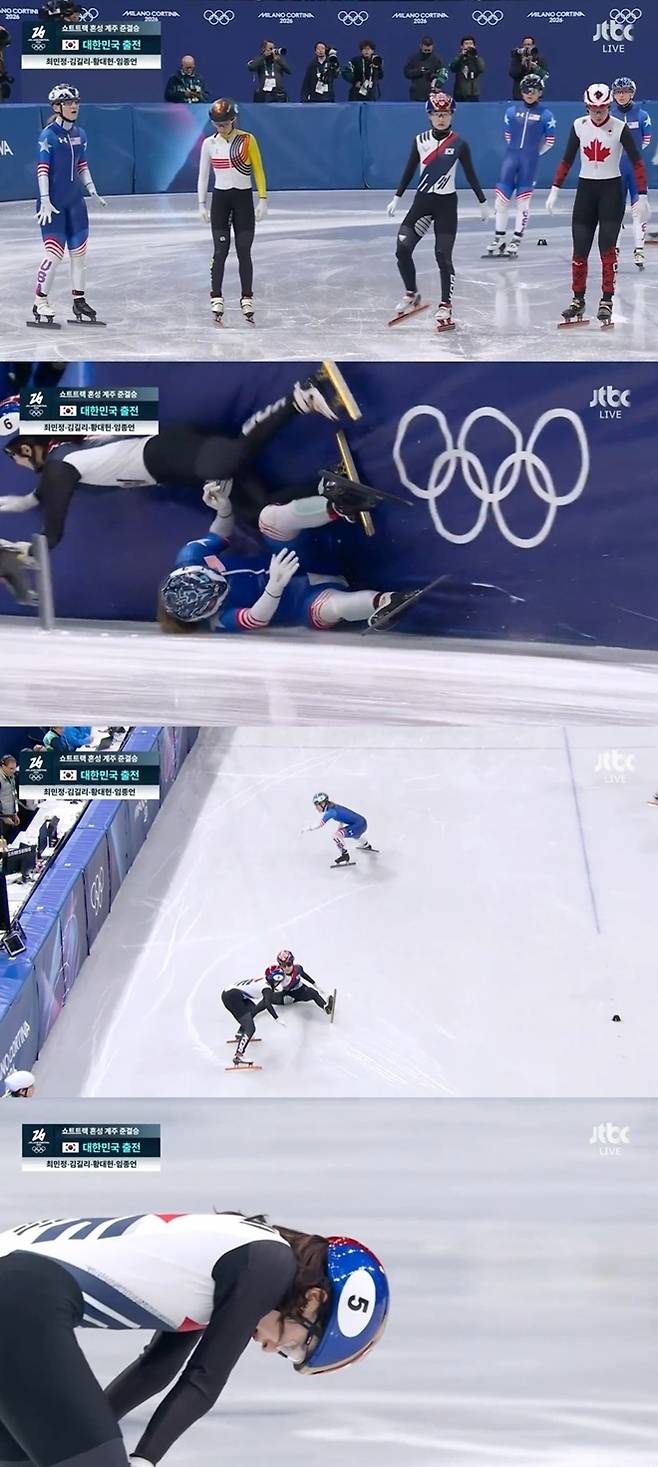 압도적인 실력으로 세계 랭킹 최상위권을 차지하고 있는 쇼트트랙에 대한 국민들의 뜨거운 관심이 증명됐다. / 사진 = 방송 캡처