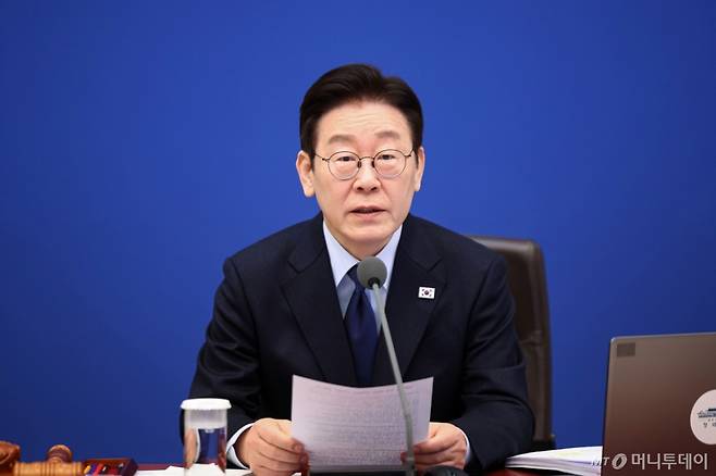 [서울=뉴시스] 최동준 기자 = 이재명 대통령이 10일 청와대에서 열린 국무회의에서 발언하고 있다. (청와대통신사진기자단) 2026.02.10. photocdj@newsis.com /사진=