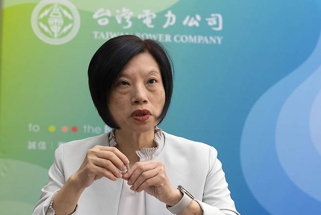 황메이롄 대만전력공사 대변인. ⓒ시사IN 이명익