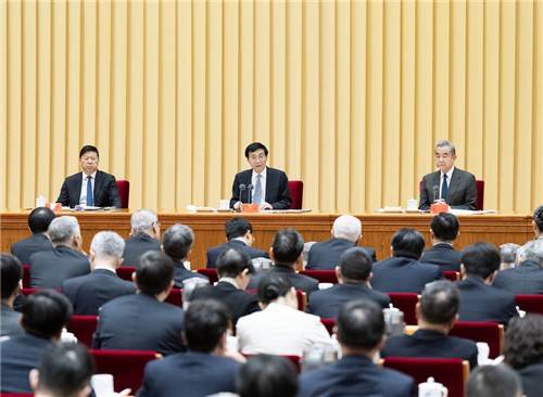 중국의 대만공작회의 [신화사 캡처. 재판매 및 DB 금지]