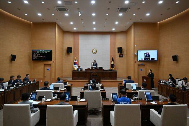 완주군의회 본회의. 전북일보 자료사진