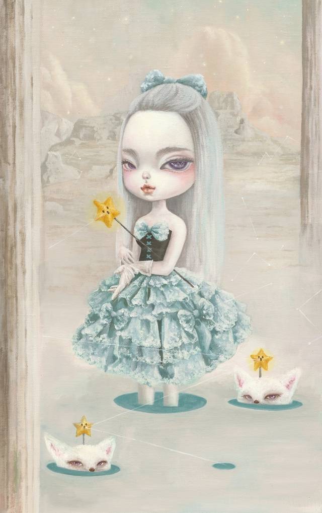 김은주 작, 'Enchantment of Starlight, 별빛주문' 캔버스에 유채, 53.0 × 33.4 cm, 2025. 키다리갤러리 제공