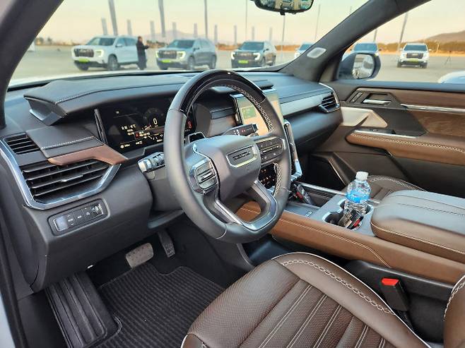 GMC ‘아카디아 드날리 얼티밋’ 내부 (사진=이데일리 이배운 기자)