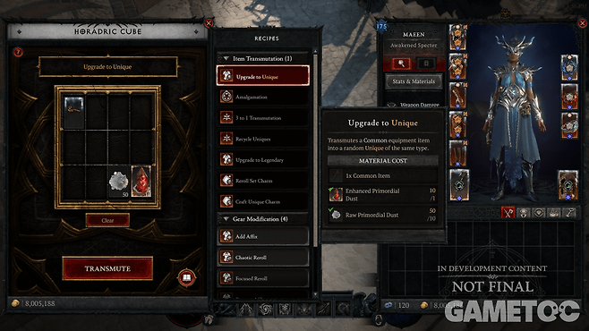 아이템 제작과 변환, 파밍을 보완하는 호라드림 큐브 [사진=블리자드]