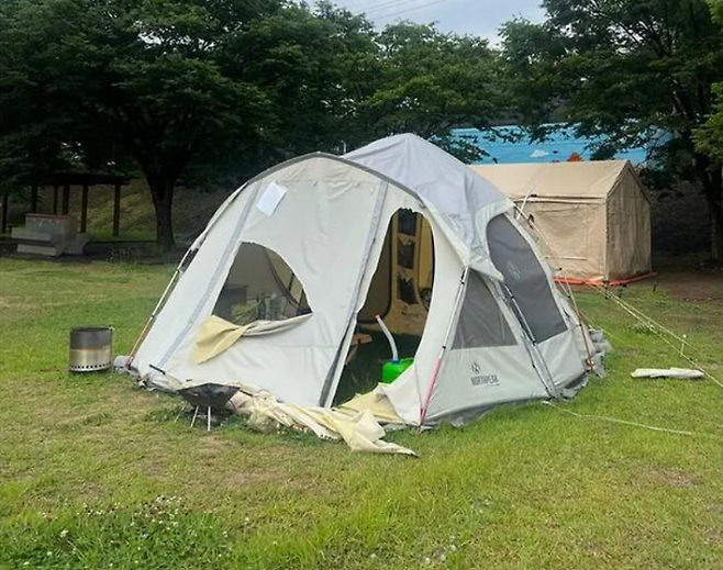 해당 텐트는 기사 내용과 무관. 아시아경제DB