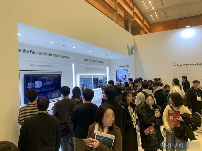 12일 코엑스에서 열린 세미콘 코리아 2026 도쿄일렉트론코리아(TEL) 부스. / 사진=홍민성 기자