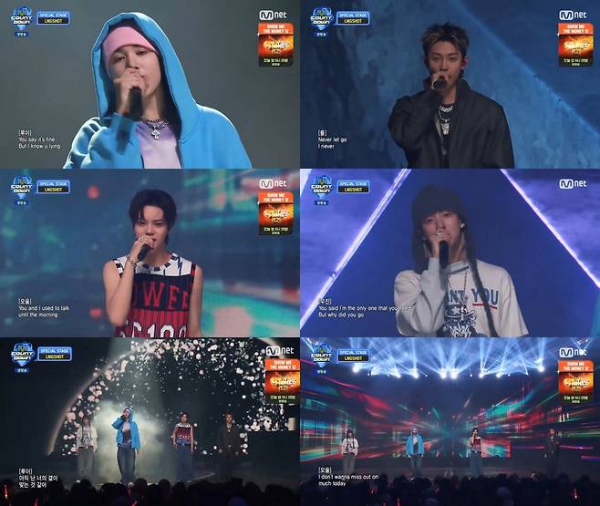 Mnet ‘엠카운트다운’ 방송 화면 캡처