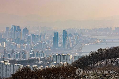 남산에서 바라본 서울 아파트 모습 [연합뉴스 자료사진]