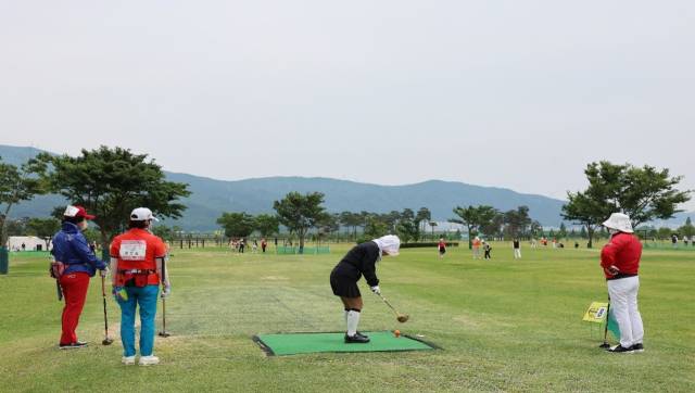 황산공원 파크골프장.