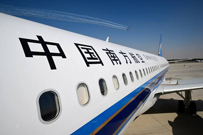 중국 상용항공기공사의 C919 항공기. (사진=AFP)