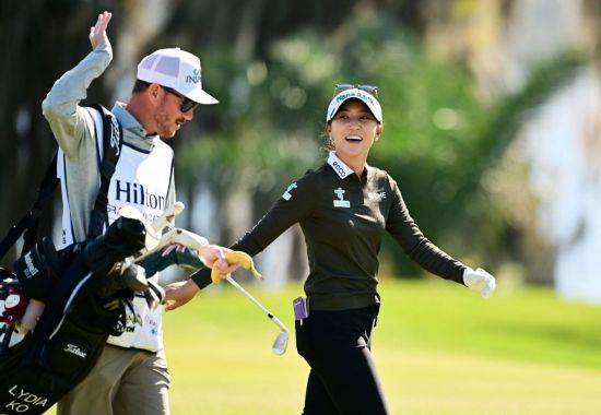 리디아 고는 올해 용품사 후원 없이 핑골프와 타이틀리스트를 혼합한 클럽으로 대회에 나서고 있다. AFP연합뉴스