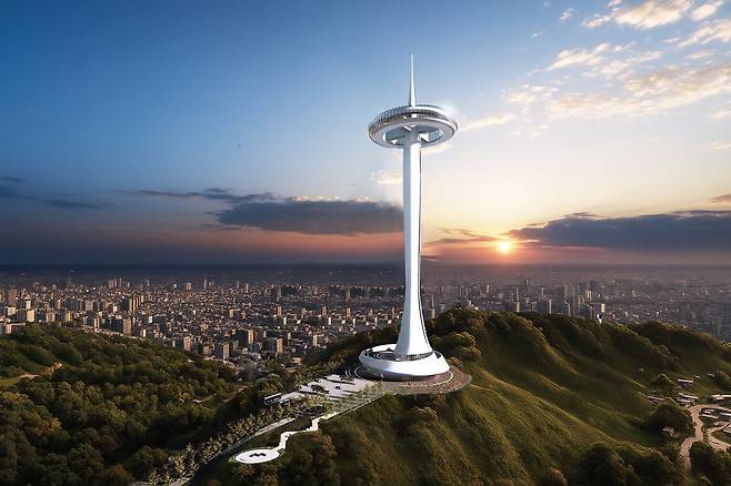 보문산 전망타워 조감도. 대전시 제공