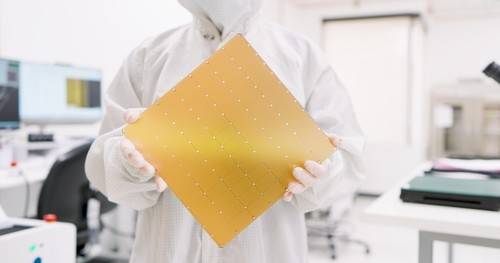 반도체 스타트업 세레브라스의 '웨이퍼스케일엔진'(WSE). [세레브라스 제공. 재판매 및 DB 금지]