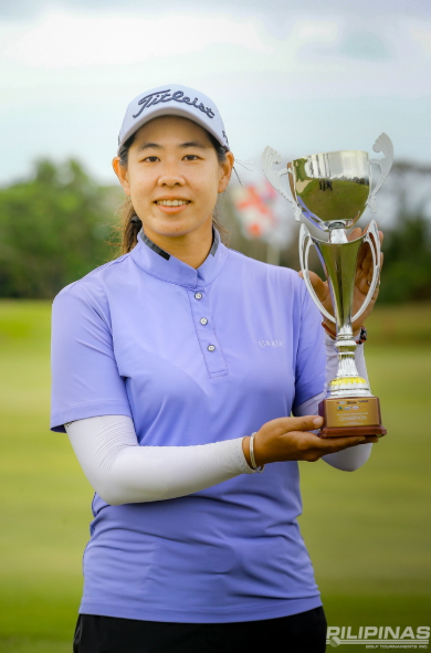 대만의 황 칭이 필리핀 리파 시티에서 열린 KLPGA 드림 윈터투어 마지막 대회 '필리핀 레이디스 마스터스 2026'에서 최종합계 11언더파로 역전 우승을 차지했다. (▲우승자 황 칭). /사진=PGTI