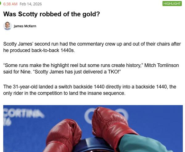 호주 뉴스닷컴 홈페이지 캡쳐