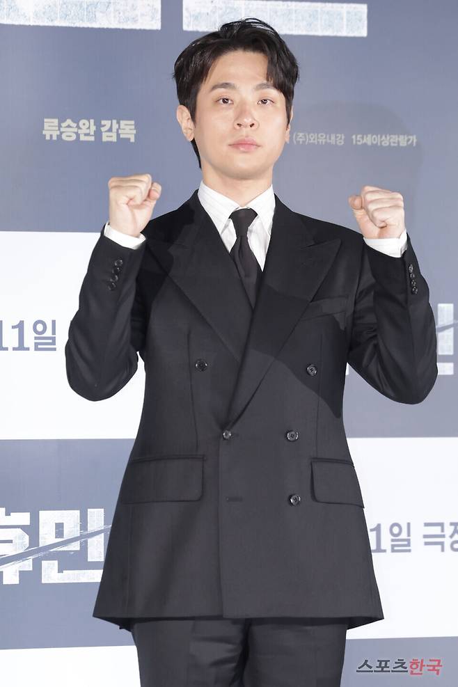 영화 '휴민트' 제작보고회에 참석한 박정민. 26.1.12 ⓒ이혜영 기자 lhy@hankooki.com