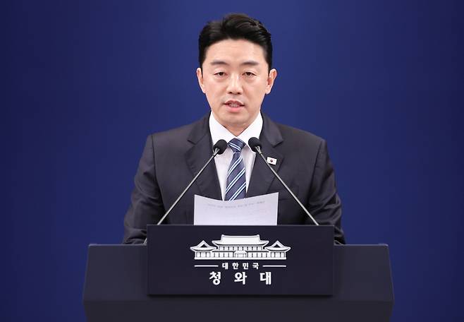 강훈식 대통령비서실장. 연합뉴스