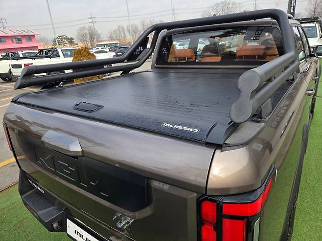 KGM신형 무쏘 후면. ⓒ데일리안 정진주 기자