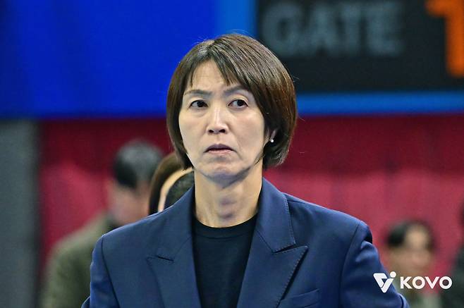 요시하라 토모코 흥국생명 감독. KOVO 제공