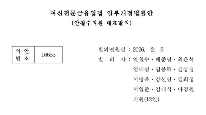 스타트업 창업자의 연대책임 부담을 완화하고 벤처투자시장의 규제 형평성을 높이기 위한 ‘여신전문금융업법 일부개정법률안’이 국회에 제출돼 관심이 쏠린다. (국회 의안정보시스템 갈무리)