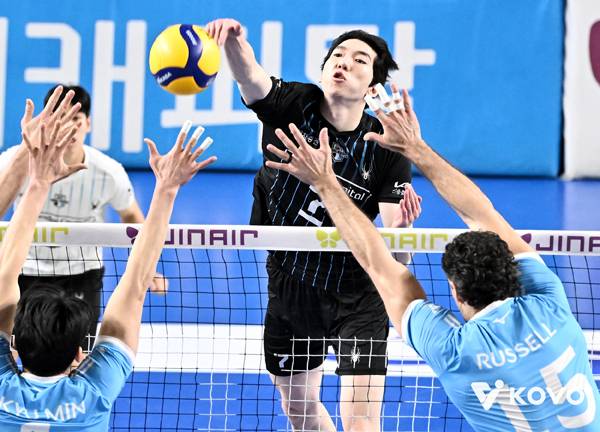 허수봉은 현대캐피탈의 공격을 주도했다. 사진 제공= KOVO